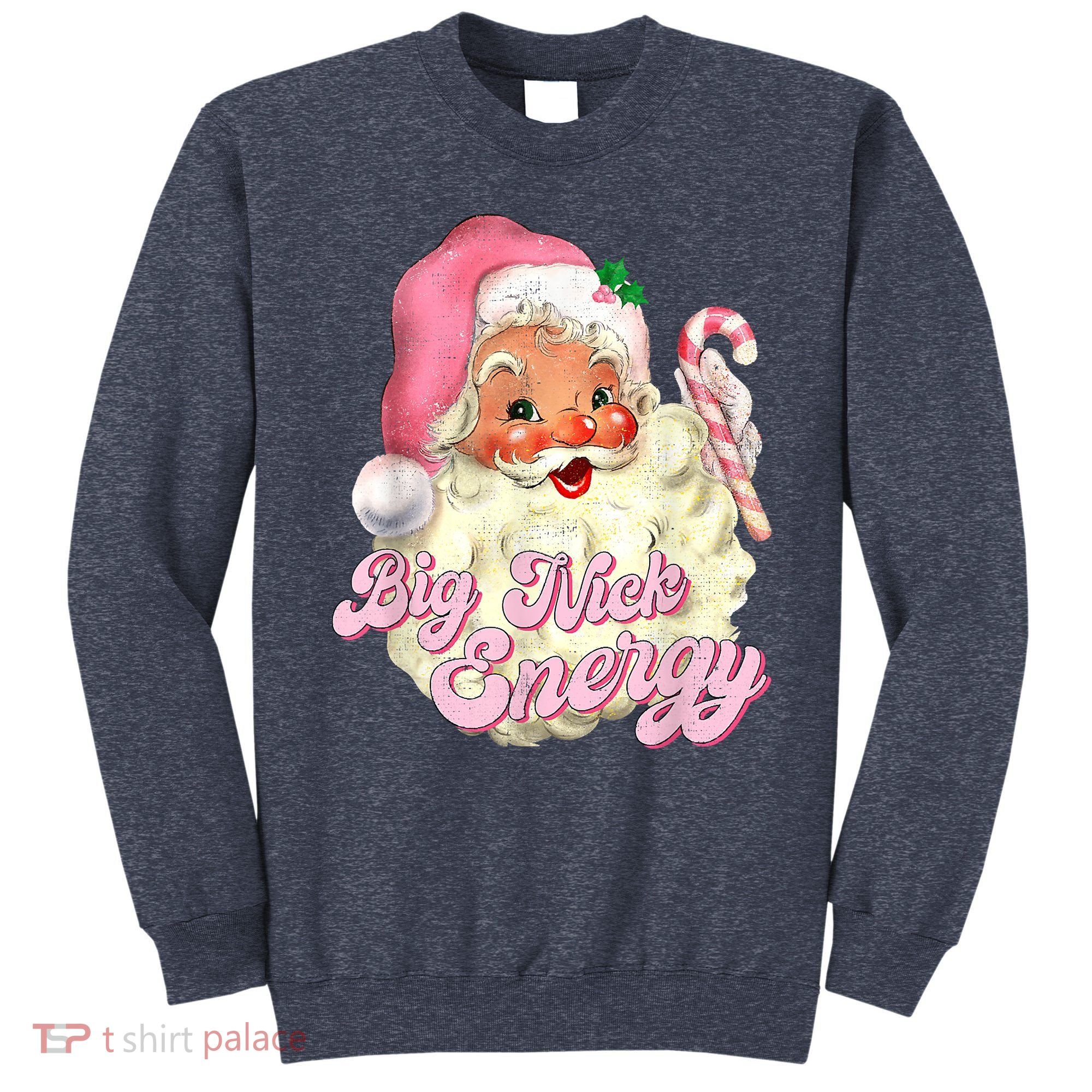 Etro Groovy Big Nick Santa Energy Pink Santa Christmas Xmas Sweatshirt