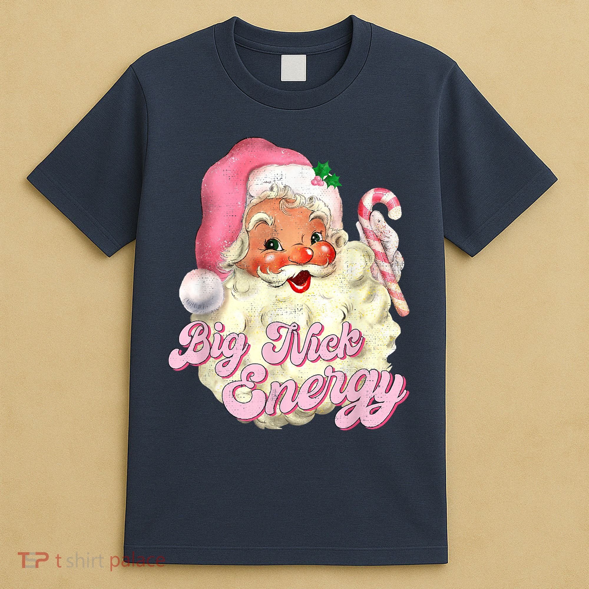 Etro Groovy Big Nick Santa Energy Pink Santa Christmas Xmas T-Shirt