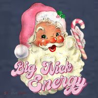 Etro Groovy Big Nick Santa Energy Pink Santa Christmas Xmas Women's T-Shirt thumb 6