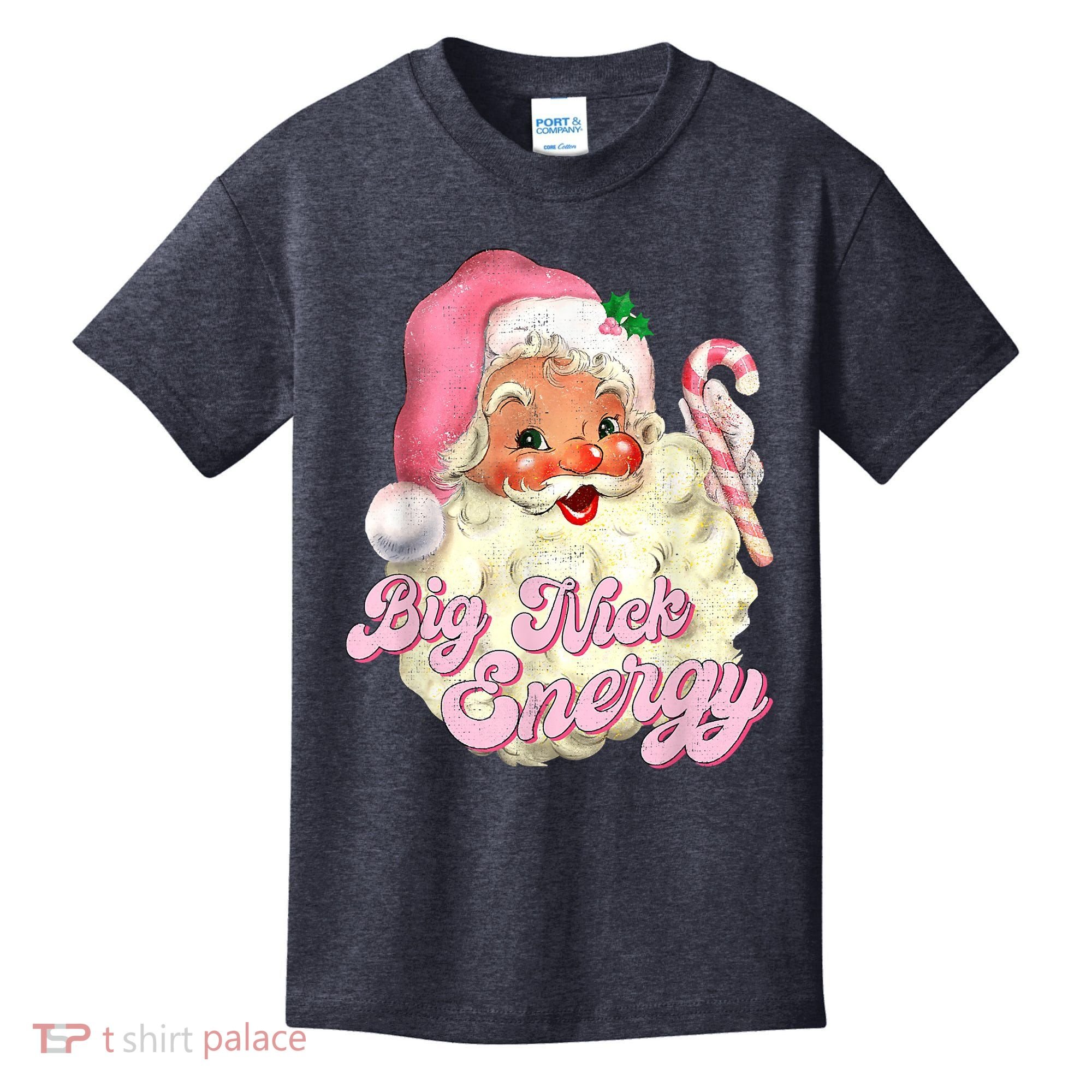 Etro Groovy Big Nick Santa Energy Pink Santa Christmas Xmas Kids T-Shirt