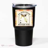 Easy Greasy Beautiful Butter Girl Tumbler thumb 0