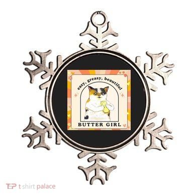 Easy Greasy Beautiful Butter Girl Ornament