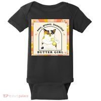 Easy Greasy Beautiful Butter Girl Baby Bodysuit thumb 0