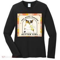 Easy Greasy Beautiful Butter Girl Women's Long Sleeve Shirt thumb 0