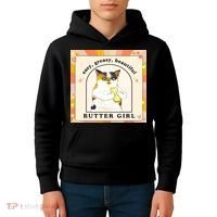 Easy Greasy Beautiful Butter Girl Kids Hoodie thumb 4