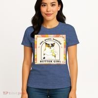 Easy Greasy Beautiful Butter Girl Women's T-Shirt thumb 4