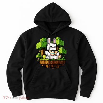 Easter Gamer Bunny Pixel Rabbit Hoodie