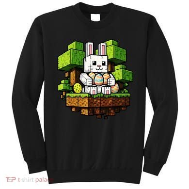 Easter Gamer Bunny Pixel Rabbit Sweatshirt