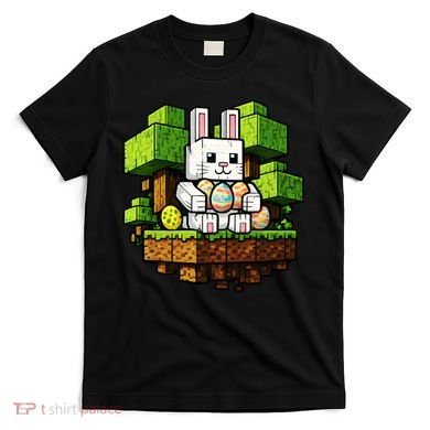 Easter Gamer Bunny Pixel Rabbit T-Shirt