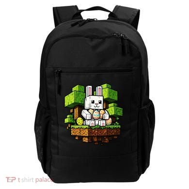 Easter Gamer Bunny Pixel Rabbit Backpack