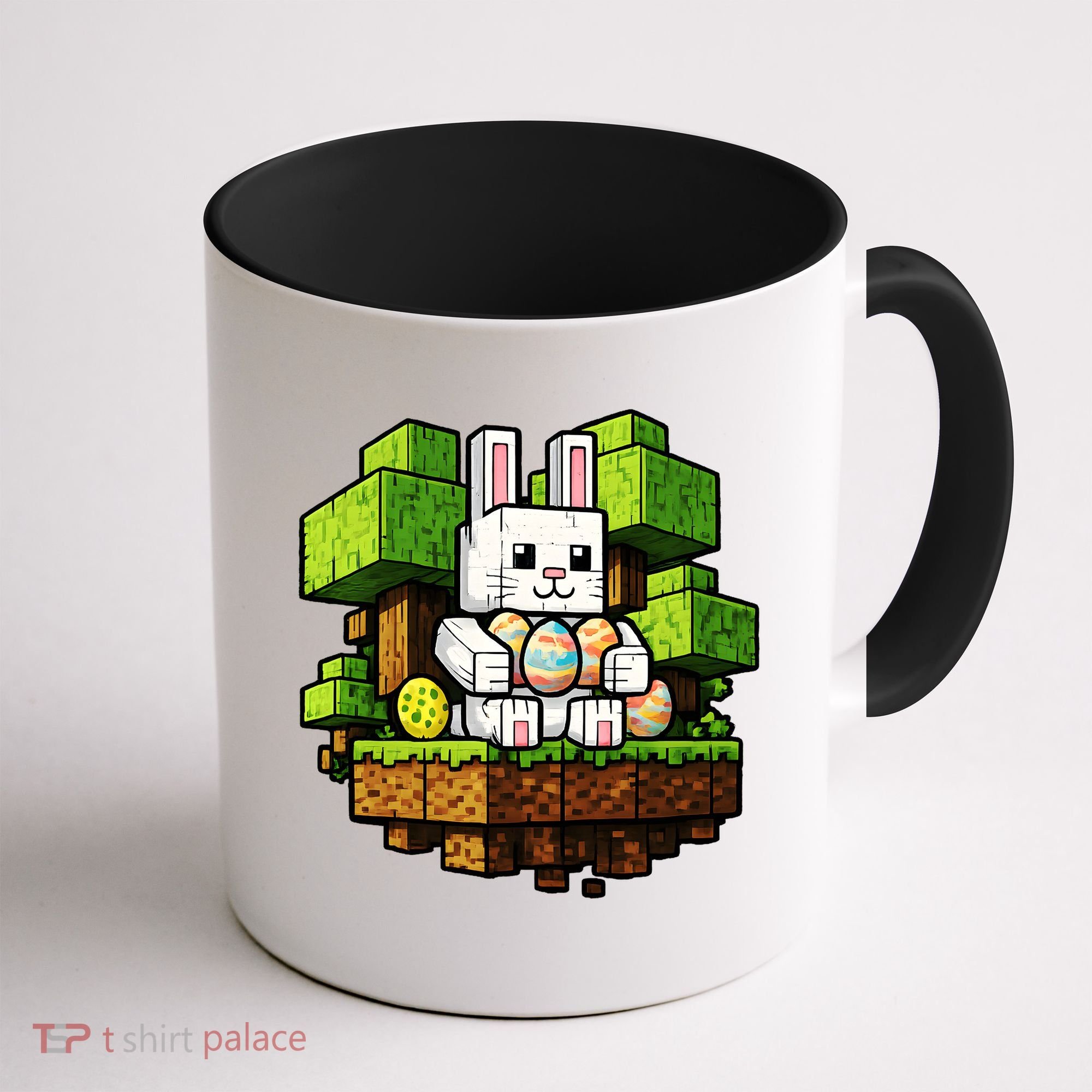 Easter Gamer Bunny Pixel Rabbit Coffee Mug