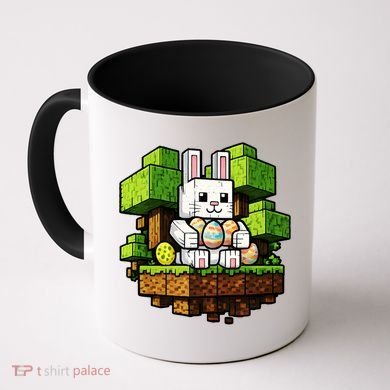 Easter Gamer Bunny Pixel Rabbit Coffee Mug