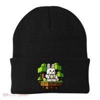 Easter Gamer Bunny Pixel Rabbit Beanie thumb 0