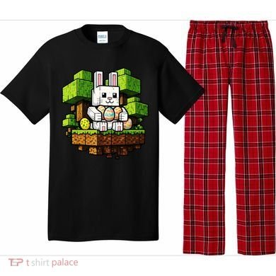 Easter Gamer Bunny Pixel Rabbit Pajama Set