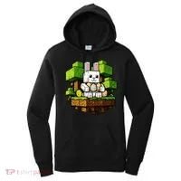 Easter Gamer Bunny Pixel Rabbit Women's Hoodie thumb 0