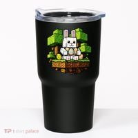 Easter Gamer Bunny Pixel Rabbit Tumbler thumb 0