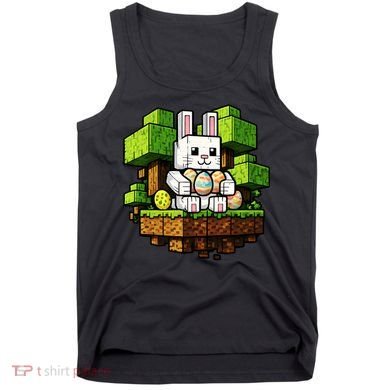 Easter Gamer Bunny Pixel Rabbit Tank Top