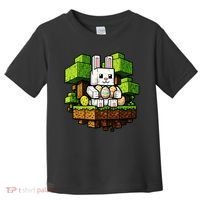 Easter Gamer Bunny Pixel Rabbit Toddler T-Shirt thumb 0