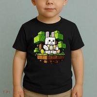 Easter Gamer Bunny Pixel Rabbit Toddler T-Shirt thumb 2