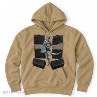 Electric Guitar Cat Amps Monitors Amplified Rockin Kitty Hoodie thumb 0