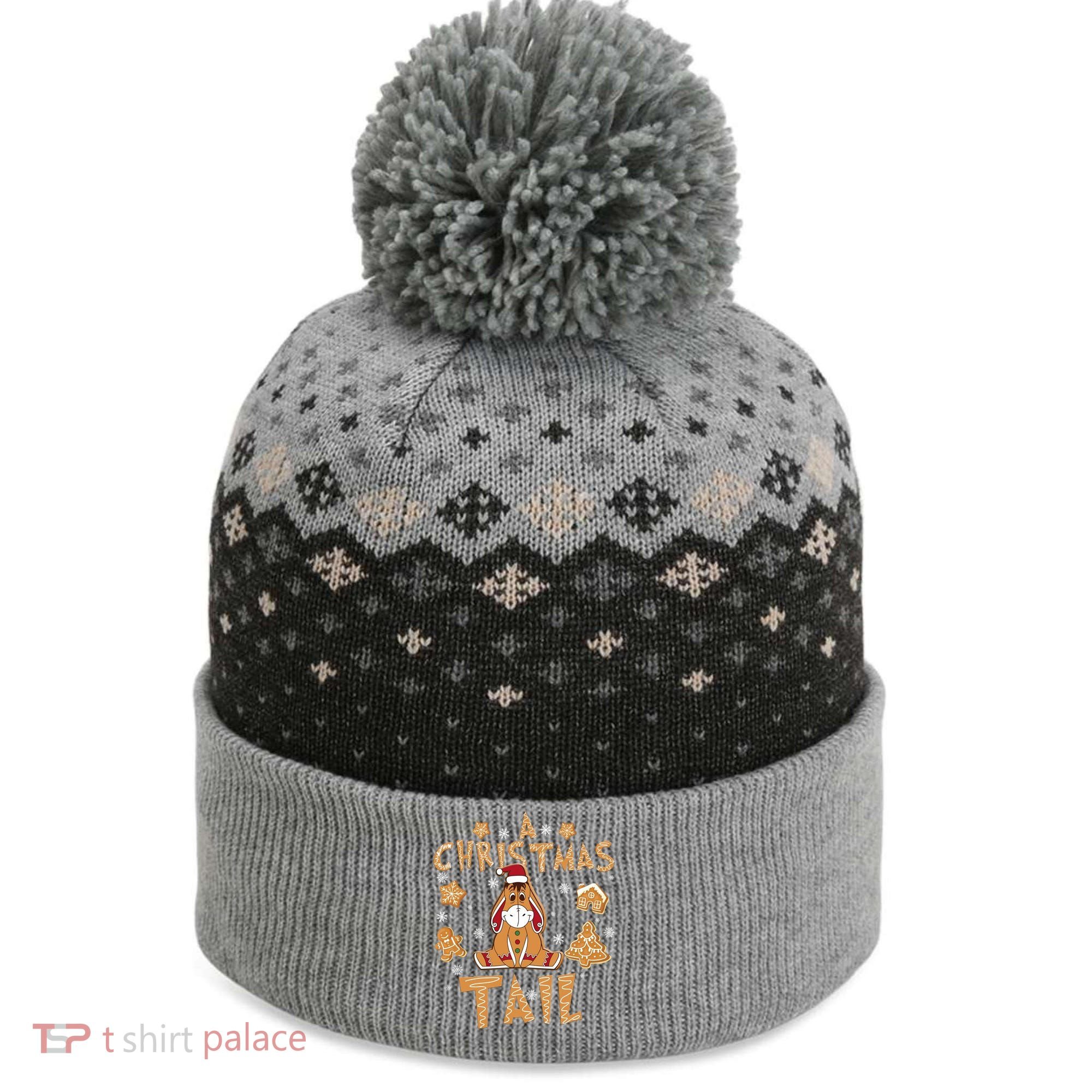 Eeyore Gingerbread Christmas Eeyore Gingerbread The Baniff Cuffed Pom Beanie