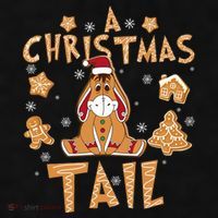 Eeyore Gingerbread Christmas Eeyore Gingerbread Ladies PosiCharge Tri-Blend Wicking Tank thumb 2