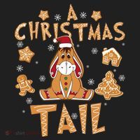 Eeyore Gingerbread Christmas Eeyore Gingerbread Comfort Colors Boxy T-Shirt thumb 3