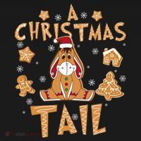Eeyore Gingerbread Christmas Eeyore Gingerbread Sweatshirt Cinch Pack Bag thumb 2