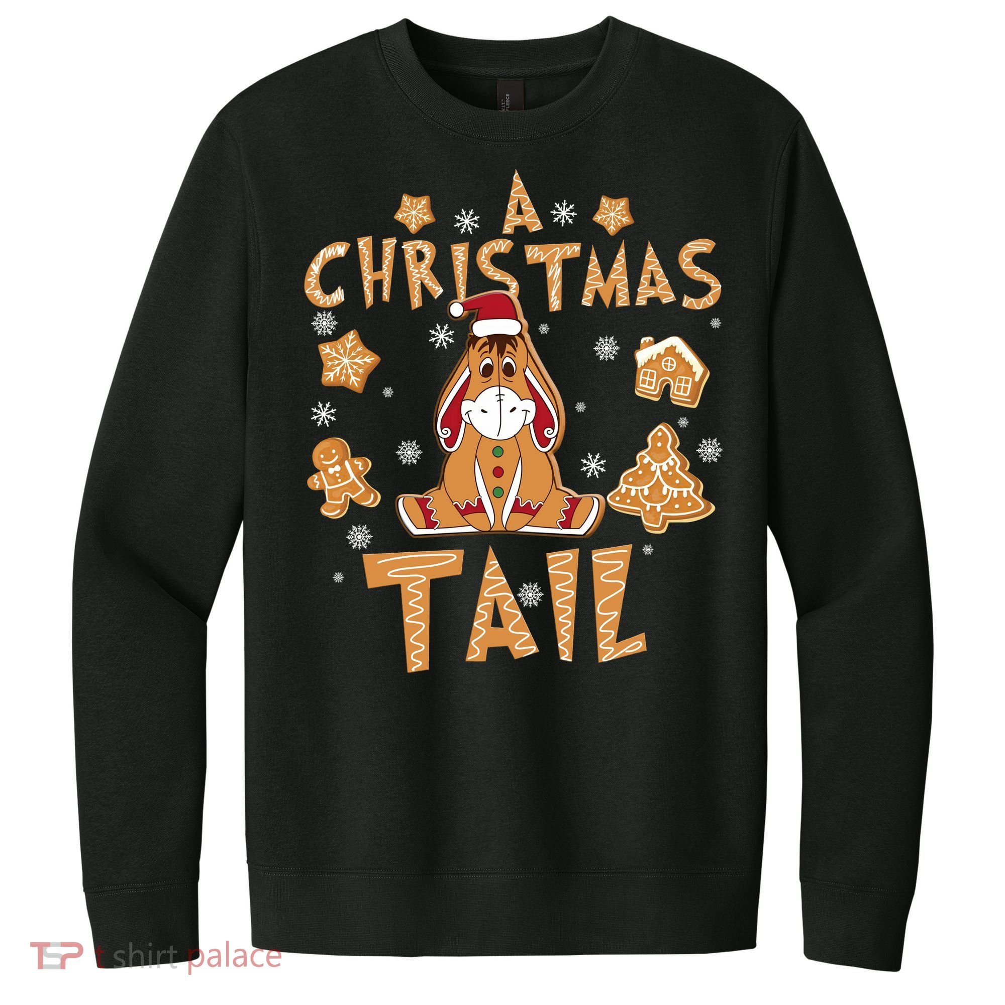 Eeyore Gingerbread Christmas Eeyore Gingerbread V.I.T. Fleece Crew Sweatshirt