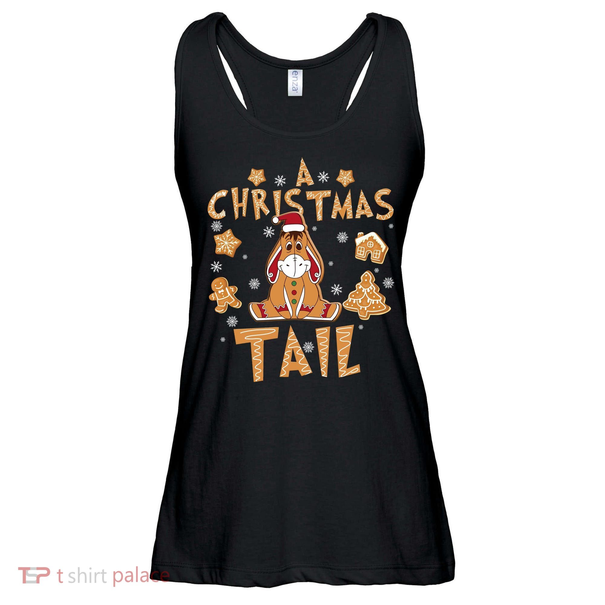 Eeyore Gingerbread Christmas Eeyore Gingerbread Ladies Essential Flowy Tank