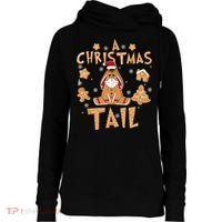 Eeyore Gingerbread Christmas Eeyore Gingerbread Womens Funnel Neck Pullover Hood thumb 0