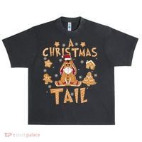 Eeyore Gingerbread Christmas Eeyore Gingerbread Urban Oversized Heavyweight T-Shirt thumb 0