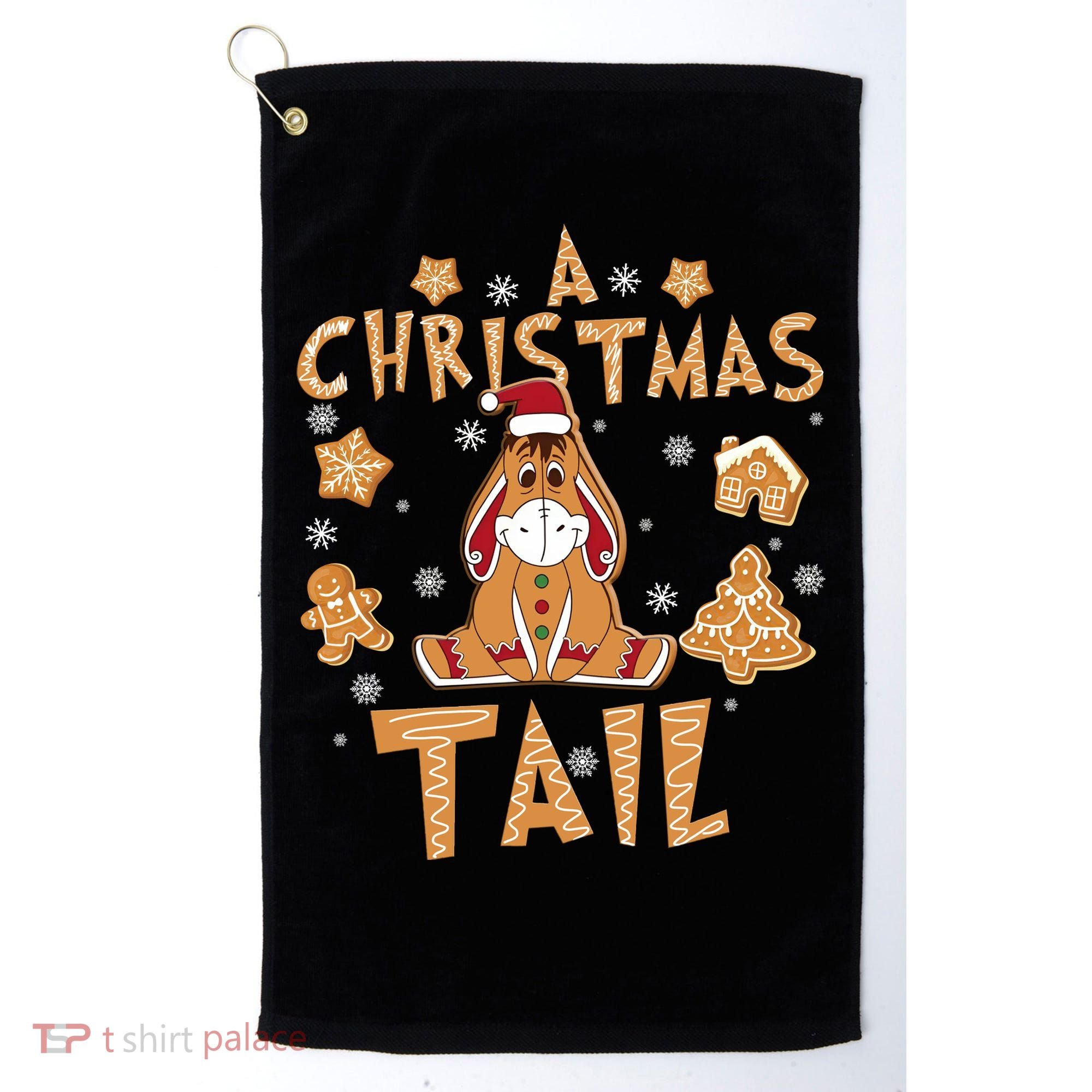 Eeyore Gingerbread Christmas Eeyore Gingerbread Golf Towel