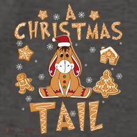 Eeyore Gingerbread Christmas Eeyore Gingerbread Vector Backpack thumb 2