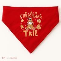 Eeyore Gingerbread Christmas Eeyore Gingerbread USA-Made Doggie Bandana thumb 0
