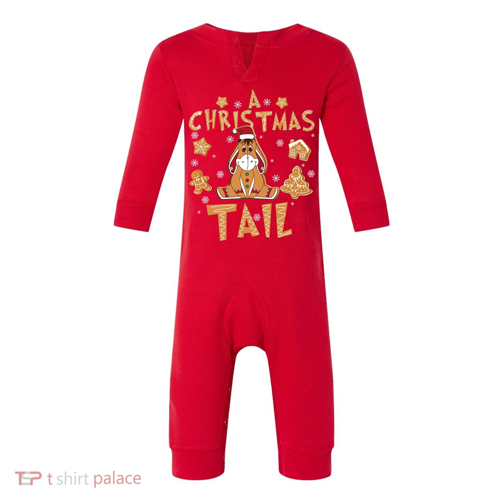 Eeyore Gingerbread Christmas Eeyore Gingerbread Infant Fleece One Piece