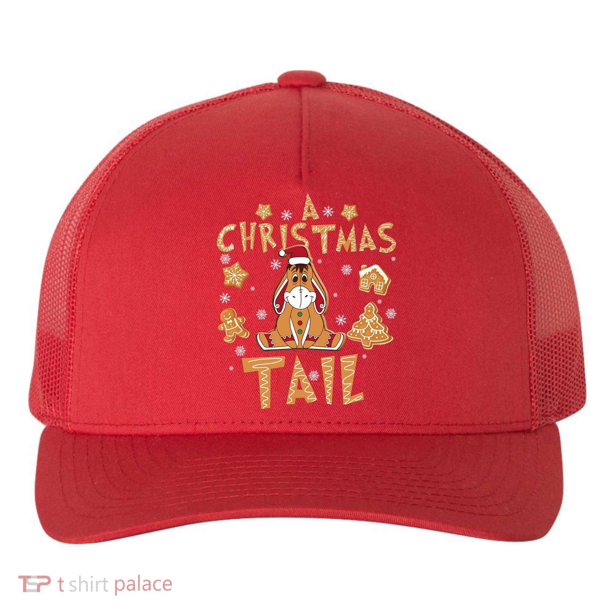 Eeyore Gingerbread Christmas Eeyore Gingerbread Yupoong Adult 5-Panel Trucker Hat