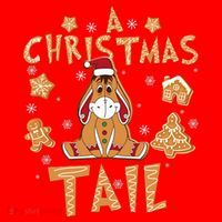 Eeyore Gingerbread Christmas Eeyore Gingerbread Coaster thumb 2