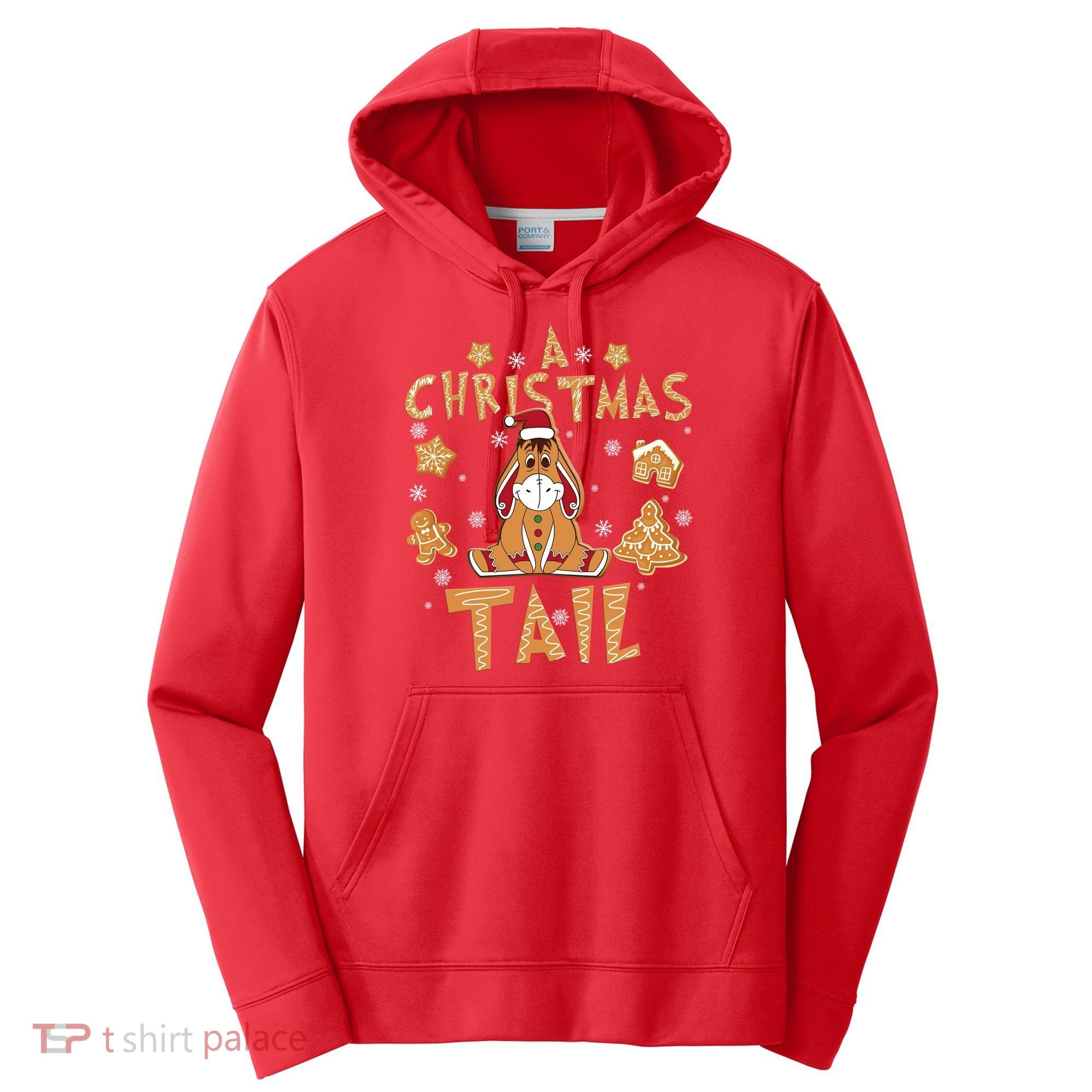 Eeyore Gingerbread Christmas Eeyore Gingerbread Performance Fleece Hoodie