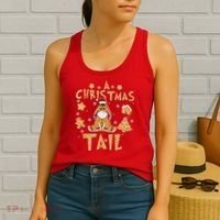 Eeyore Gingerbread Christmas Eeyore Gingerbread Women's Tank Top thumb 2
