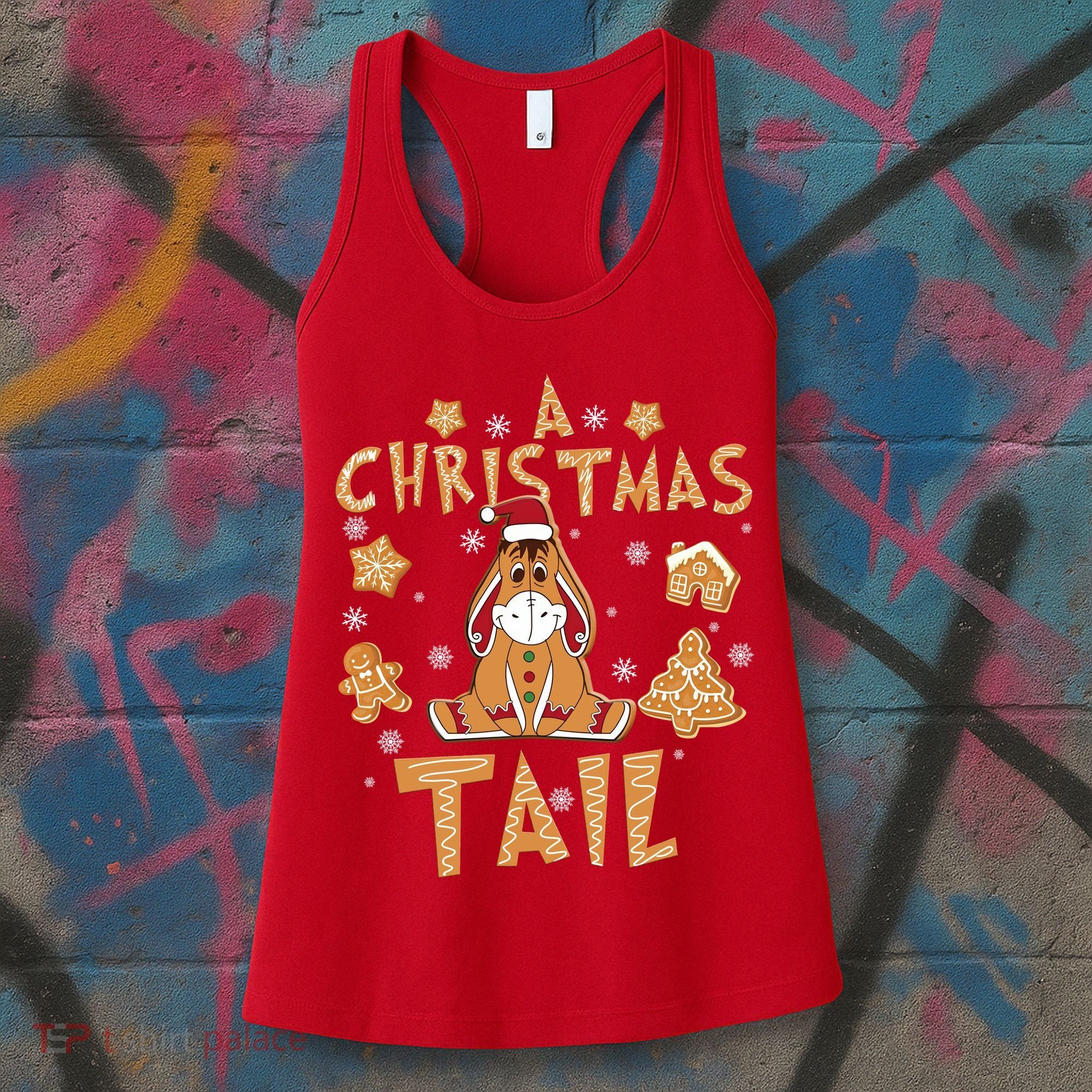Eeyore Gingerbread Christmas Eeyore Gingerbread Women's Tank Top