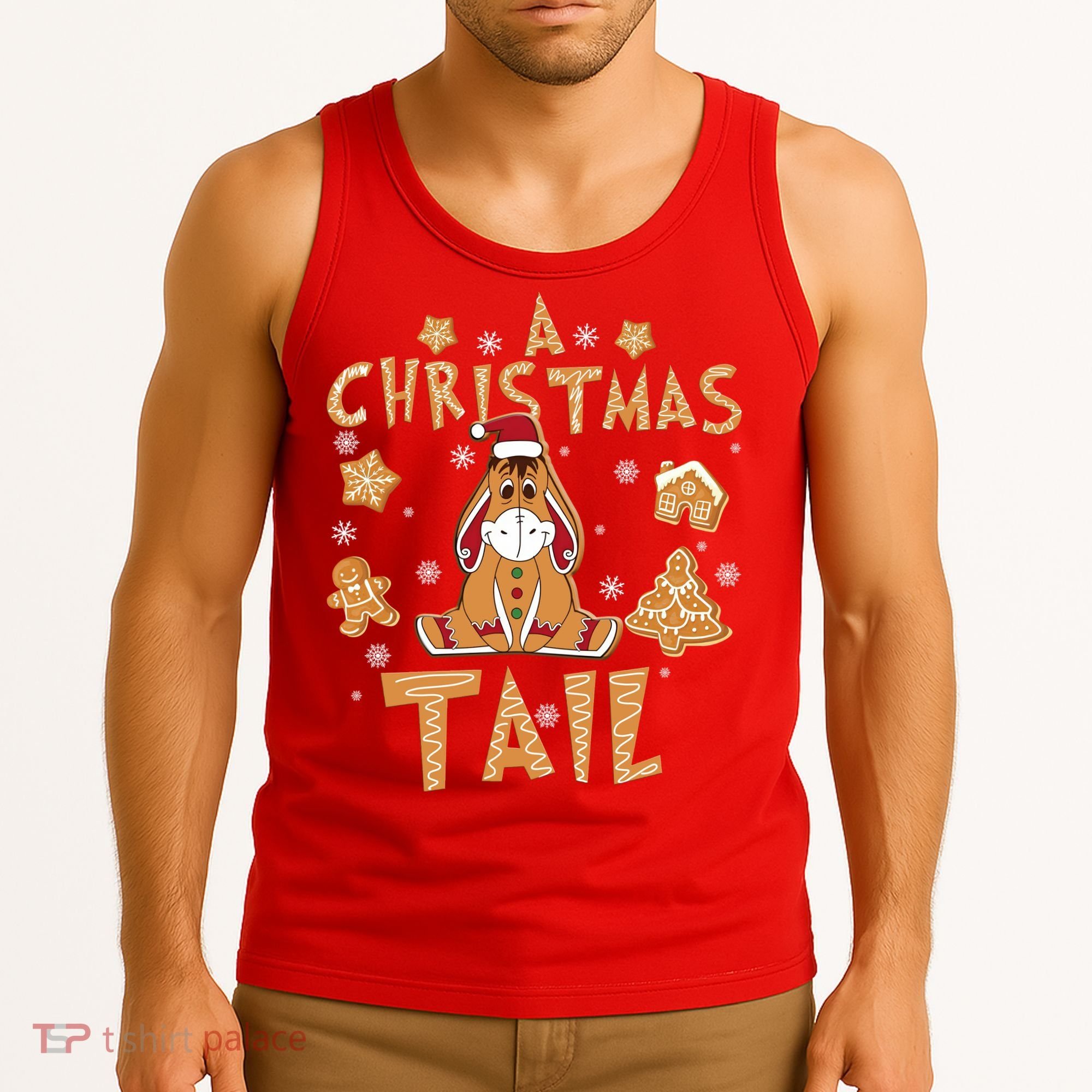 Eeyore Gingerbread Christmas Eeyore Gingerbread Tank Top