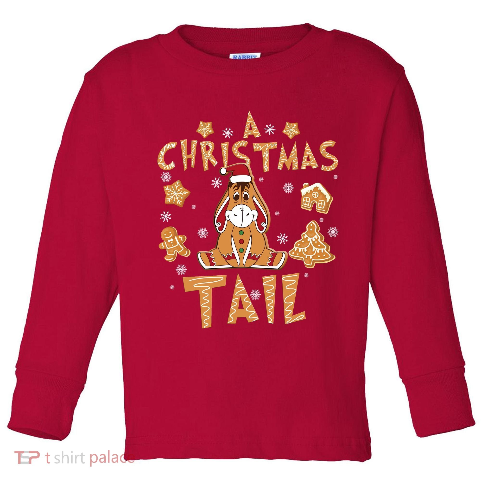 Eeyore Gingerbread Christmas Eeyore Gingerbread Toddler Long Sleeve Shirt