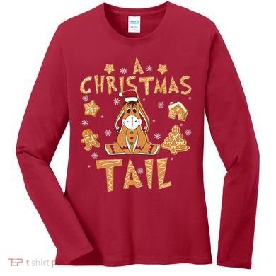 Eeyore Gingerbread Christmas Eeyore Gingerbread Women's Long Sleeve Shirt