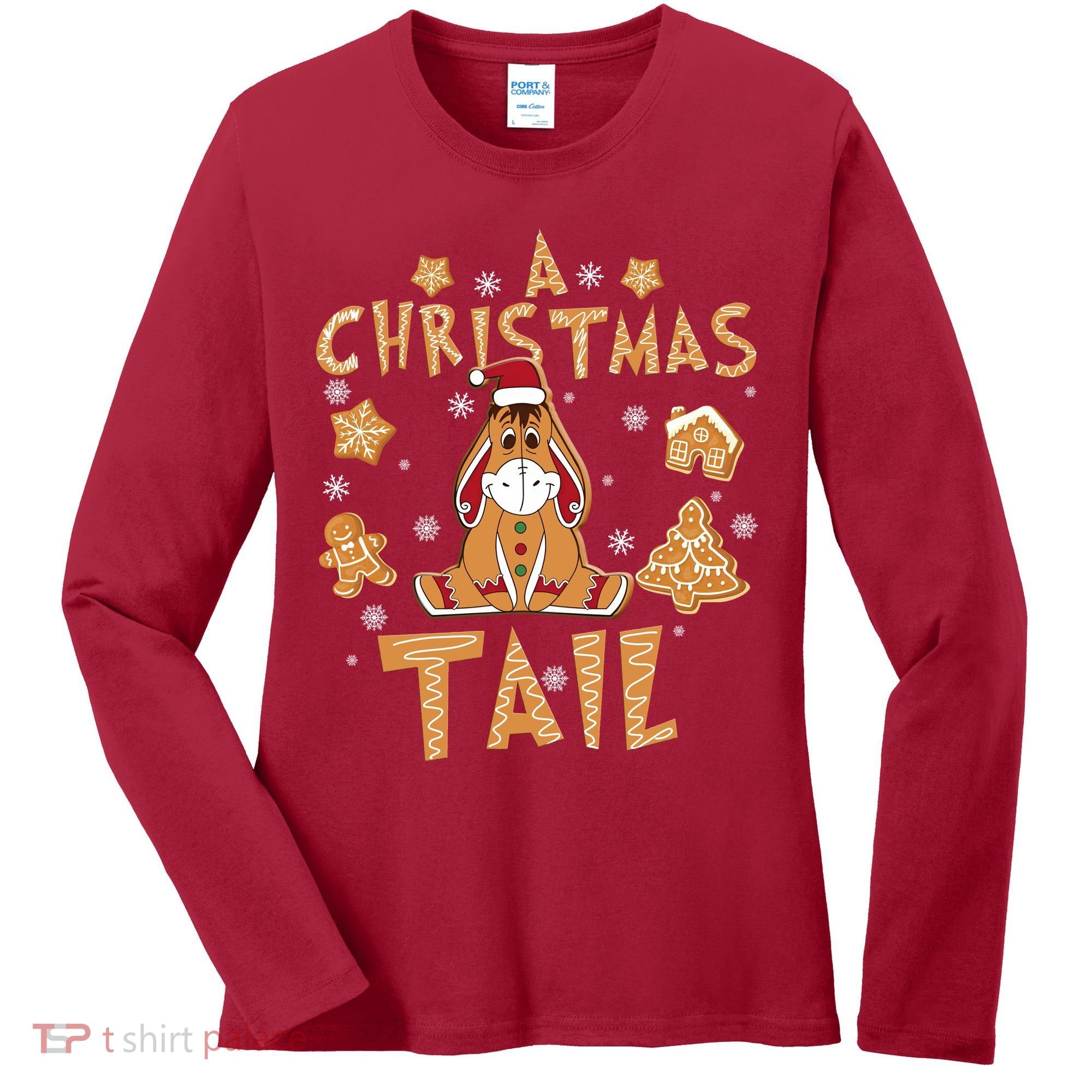 Eeyore Gingerbread Christmas Eeyore Gingerbread Women's Long Sleeve Shirt