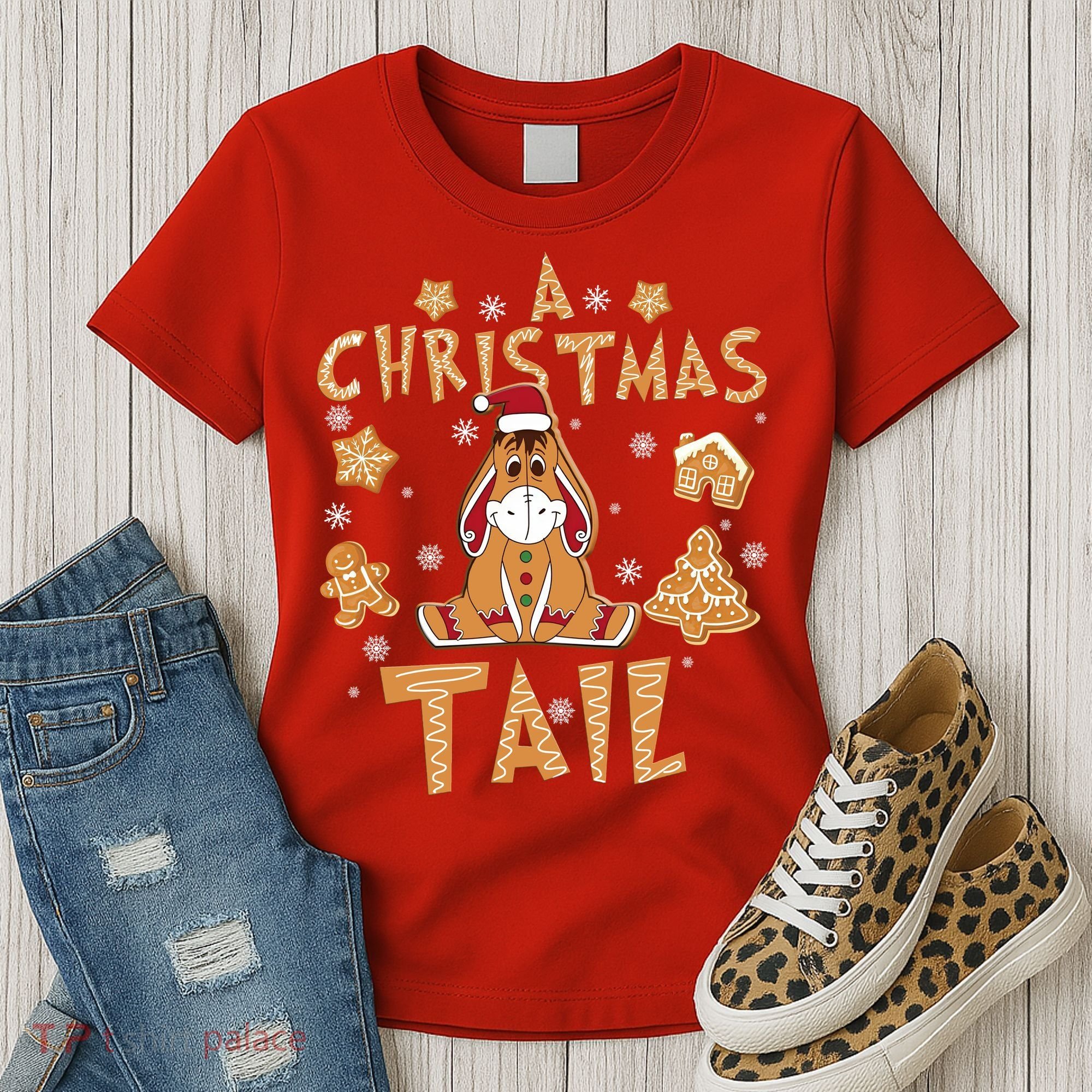 Eeyore Gingerbread Christmas Eeyore Gingerbread Women's T-Shirt