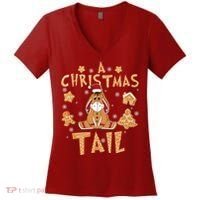 Eeyore Gingerbread Christmas Eeyore Gingerbread Women's V-Neck T-Shirt thumb 0