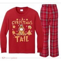 Eeyore Gingerbread Christmas Eeyore Gingerbread Kids Long Sleeve Plaid Pajama Set thumb 0