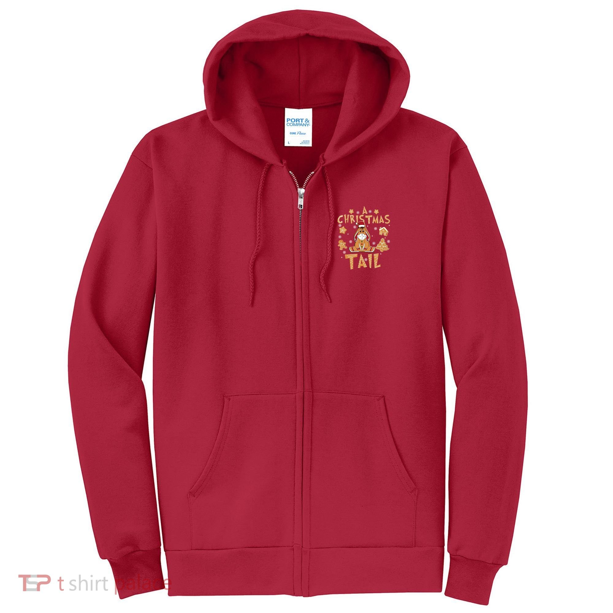 Eeyore Gingerbread Christmas Eeyore Gingerbread Full Zip Hoodie