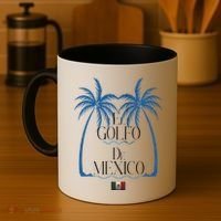 El Golfo De MéXico Dolphin Golf Of Mexico Coffee Mug thumb 4